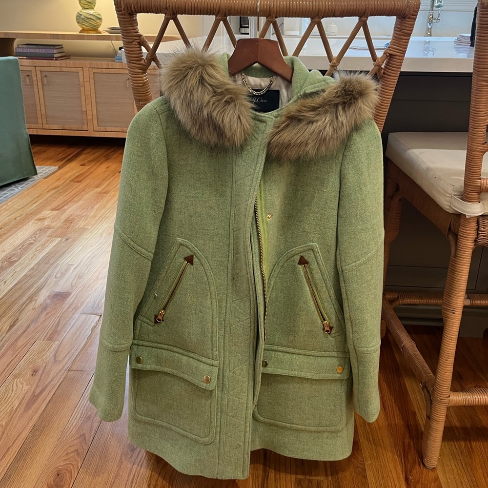 J Crew Wool Stadium Coat